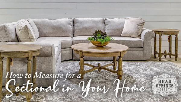 how to measure for a sectional