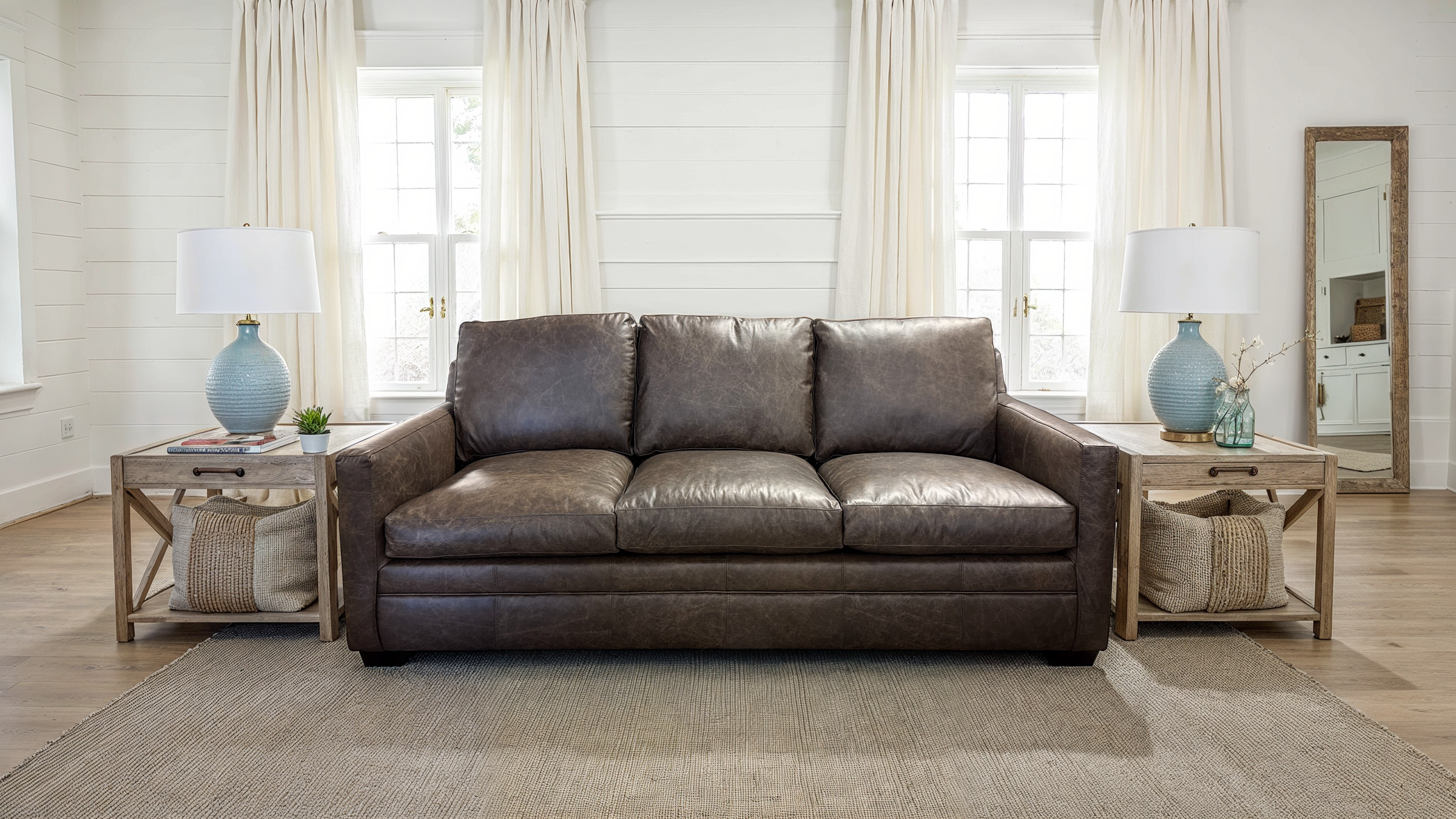 Leather Sleeper Sofas