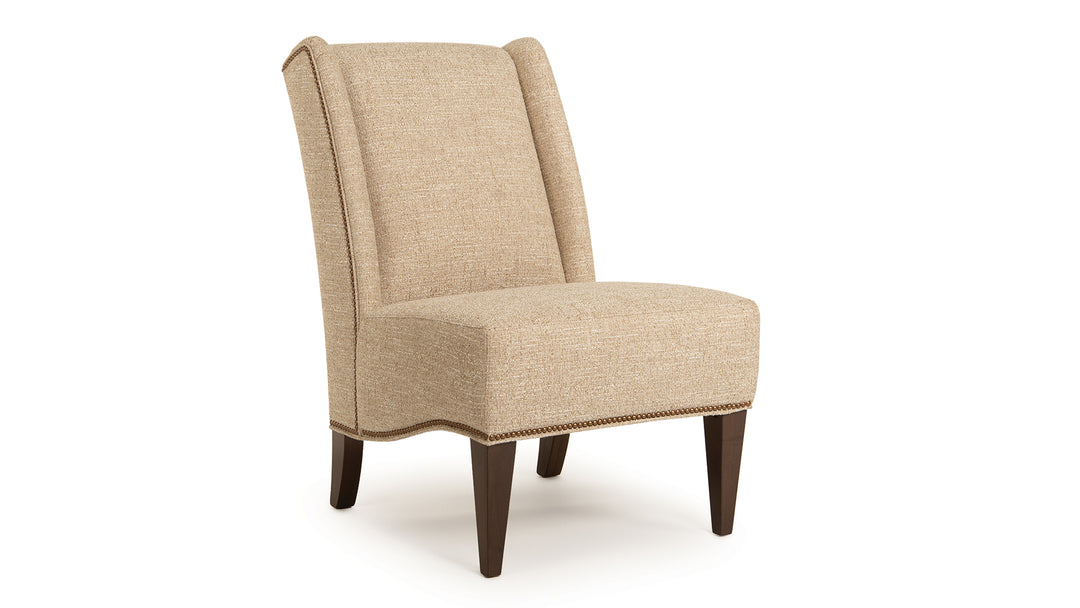 Smith Brothers SB554 Fabric Armless Chair