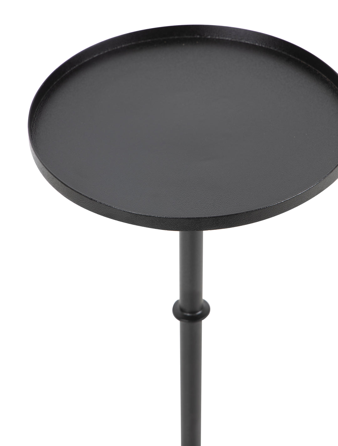 Black cast iron top on a white background.