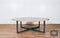 Axel Round Coffee Table in Wire Brush Vintage & Natural