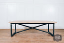 The Fox & Roe Axel Coffee Table in Wire Brush Vintage & Natural Finish