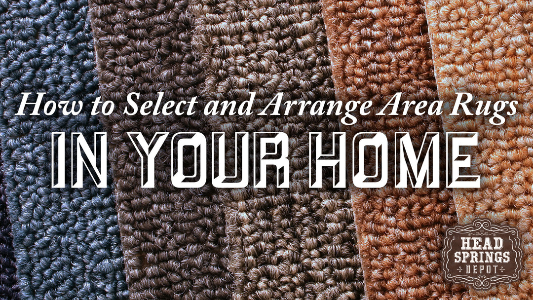 how to arrange area rugs