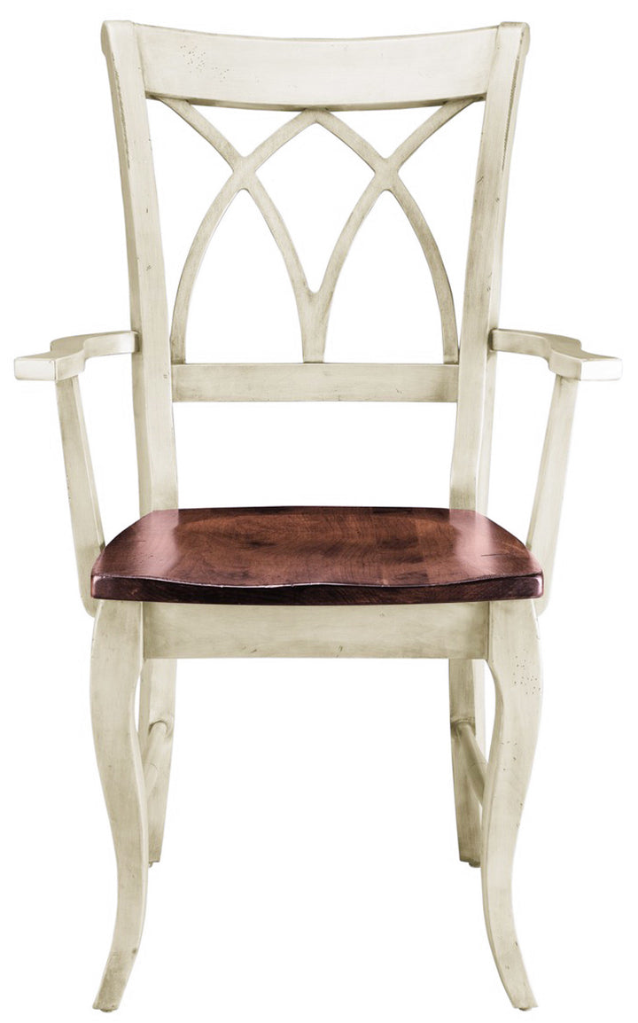Mavin Amish Custom Furniture Adams Arm Dining Chair