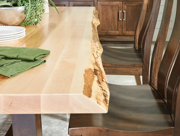 Mavin Amish Custom Furniture Live Edge (T) Tabletop