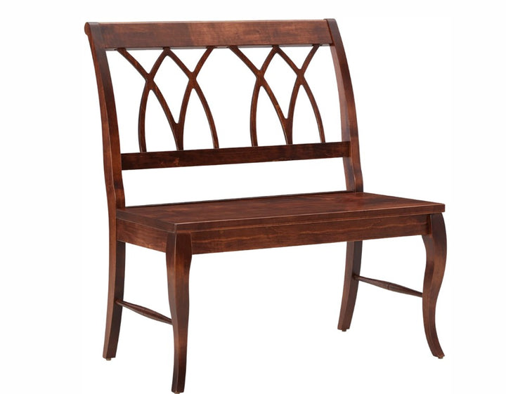 Mavin Amish Custom Furniture Adams Backed Benches