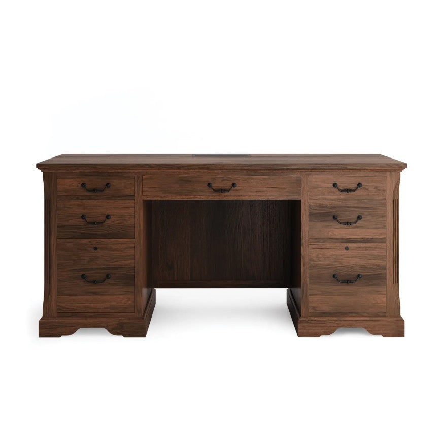 Mavin Amish Custom Furniture Longmeadow Executive Desk