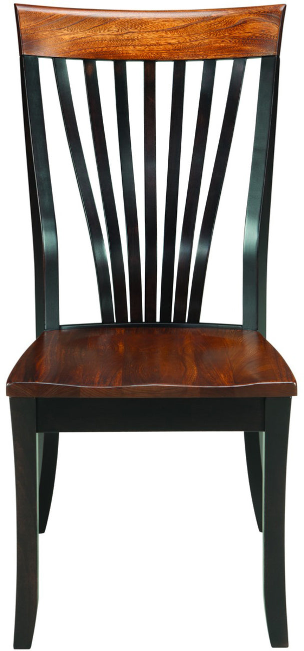 Mavin Amish Custom Furniture Brinkley Dining Side Chair