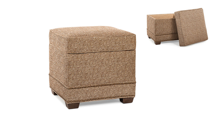 Smith Brothers SB884 Style Fabric Occasional Ottoman