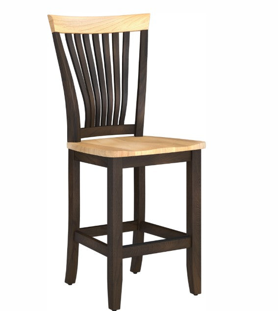 Mavin Amish Custom Furniture Stationary Barstool