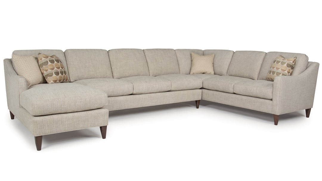 Smith Brothers SB261 Style Custom Fabric Modular Sectional