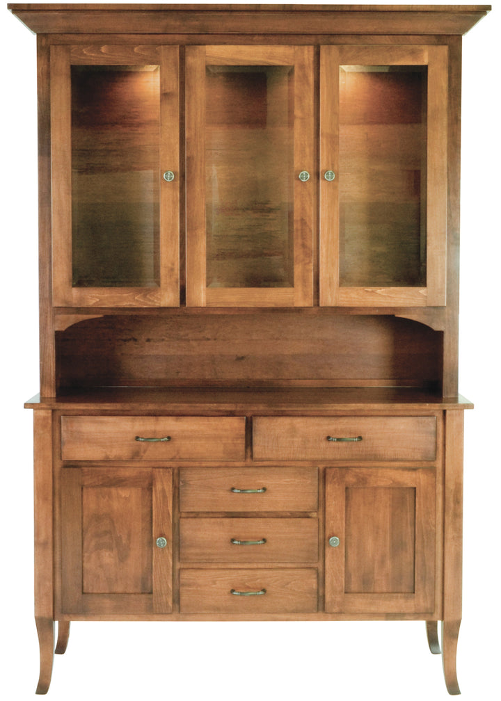 Mavin Amish Custom Furniture Jamestown Hutch & Buffet