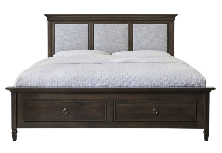 Mavin Amish Custom Furniture Vineyard Haven King Upholstered Bed