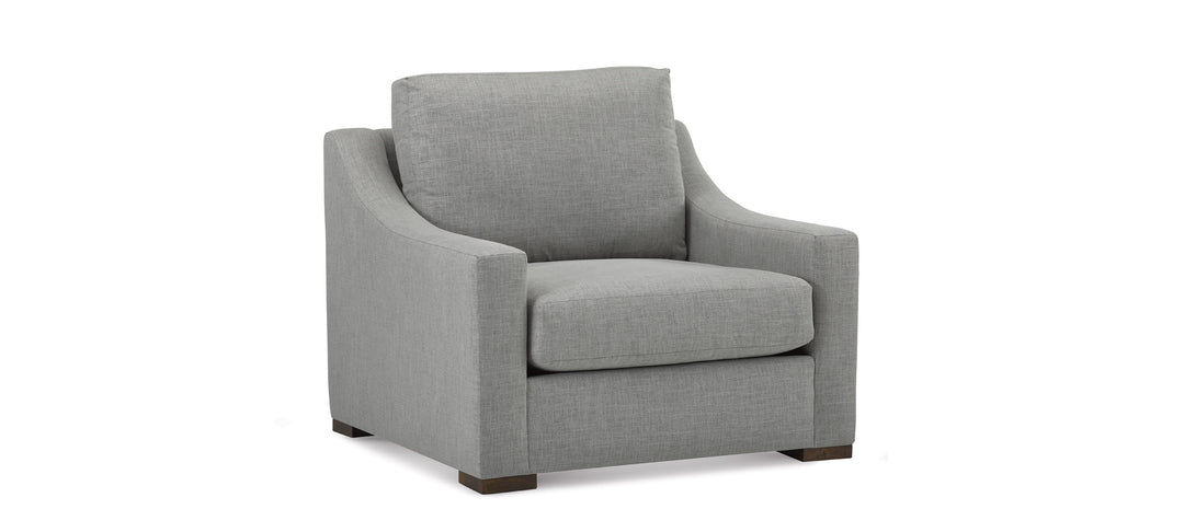 The Spring Slope Up Arm Custom Chair by Younger Furniture 64109