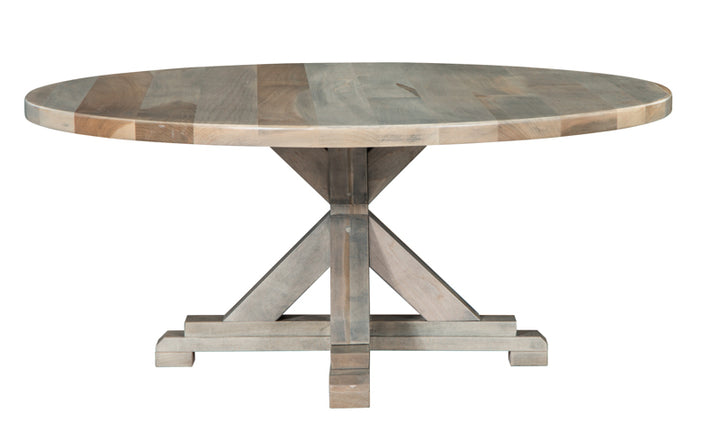 Mavin Amish Custom Furniture Barley Round Coffee Table