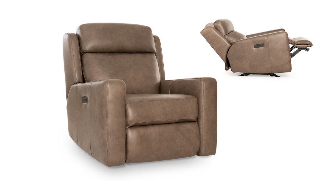 Smith Brothers SBM102 Style Leather Recliner