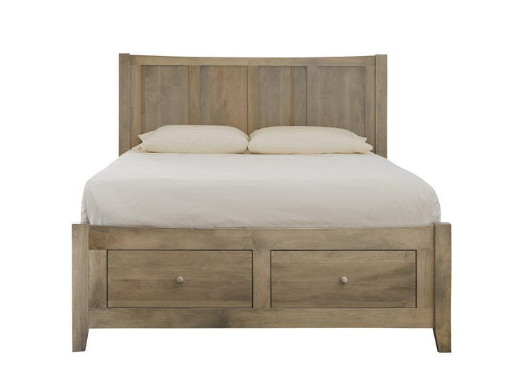 Mavin Amish Custom Furniture Atwood Queen Panel Bed