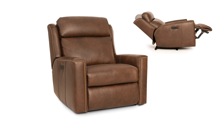 Smith Brothers SBM101 Style Leather Recliner