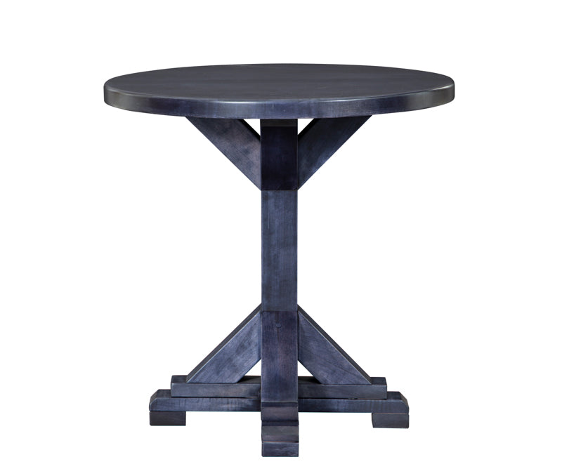 Mavin Amish Custom Furniture Barley Round End Table