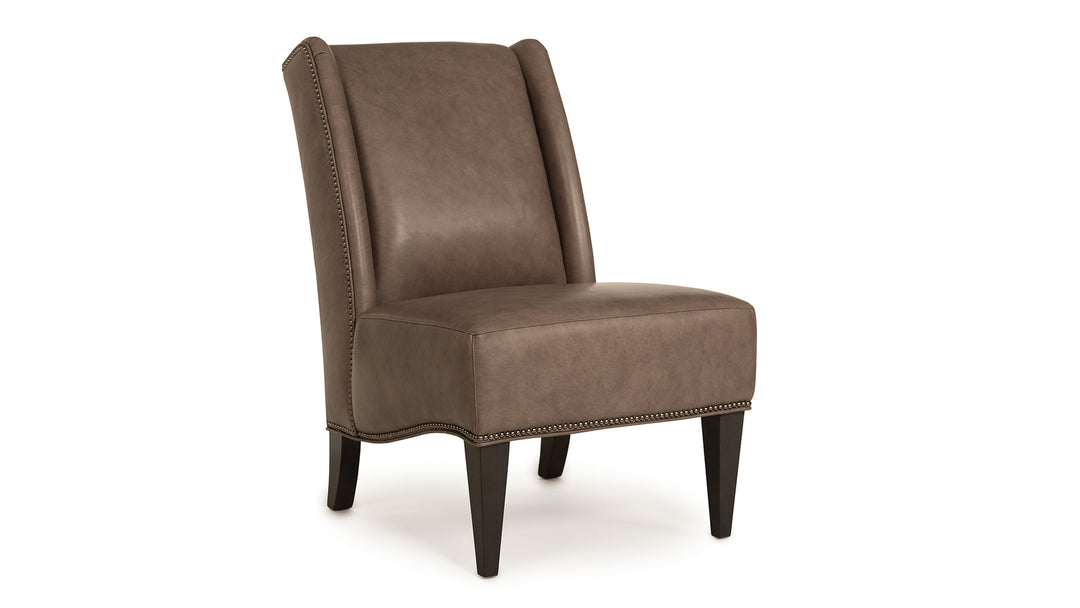 Smith Brothers SB554 Leather Armless Chair