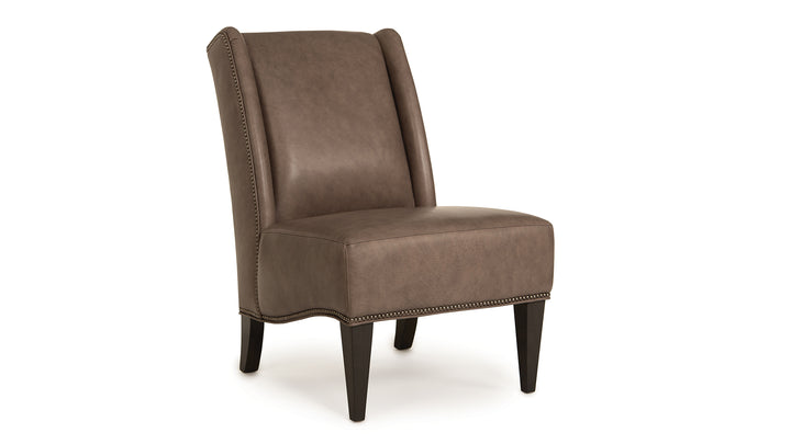 Smith Brothers SB554 Leather Armless Chair