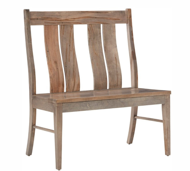 Mavin Amish Custom Furniture Stella Backed Benches