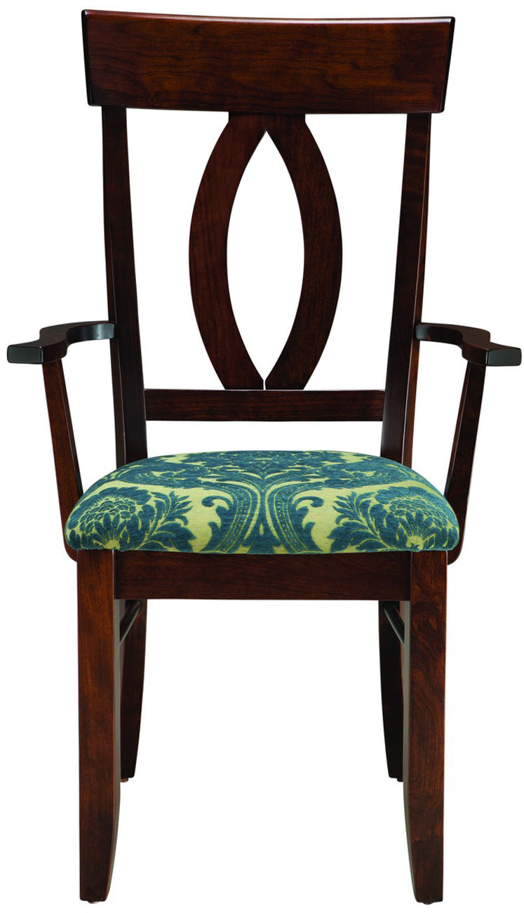 Mavin Amish Custom Furniture Keystone Dining Side Chair
