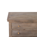 The Fox & Roe Maison Nightstand in Sandblast Salvage Grey Finish (2 Size Options)