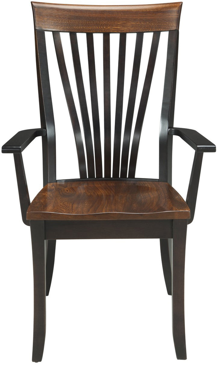 Mavin Amish Custom Furniture Brinkley Dining Side Chair