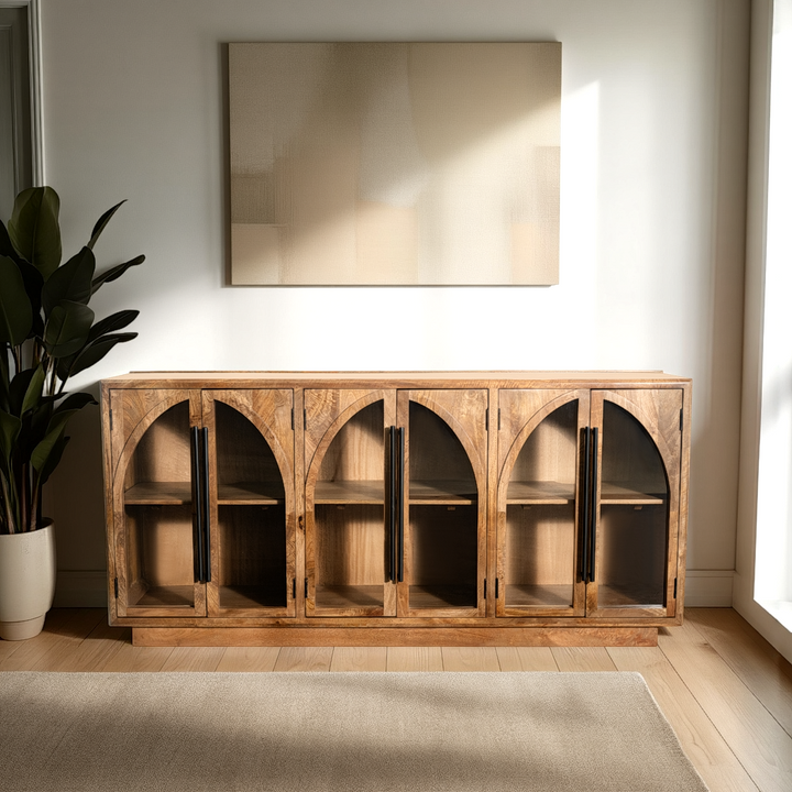 The Fox & Roe Hattie 6 Door Sideboard (2 Finish Options)