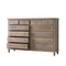 The Fox & Roe Maison 12 Drawer Dresser in Sandblast Salvage Grey Finish
