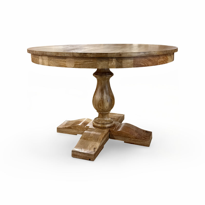 The 17th C. Priory Round Dining Table (Two Finish Options)