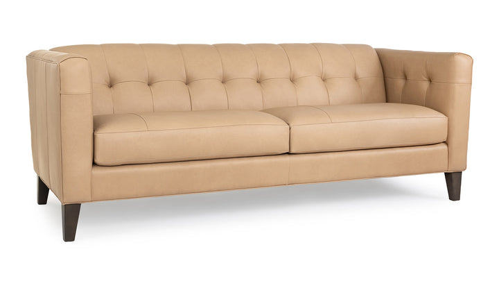Smith Brothers SB284 Custom Leather Sofa