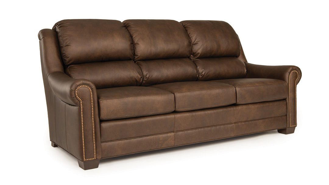 Smith Brothers SB280 Custom Leather Sofa
