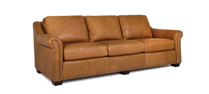 Smith Bothers Custom Leather Sofa