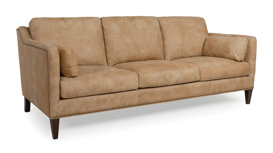 Smith Brothers SB274 Custom Leather Sofa