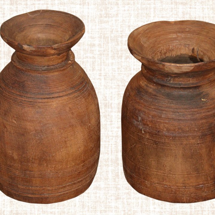 Wooden Pot