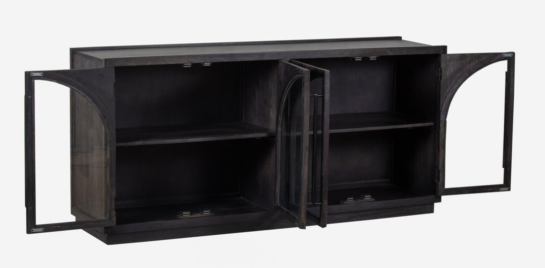The Fox & Roe Hattie 72" 4 Door Sideboard (Two Finish Options)