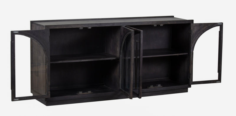 The Fox & Roe Hattie 72" 4 Door Sideboard (Two Finish Options)