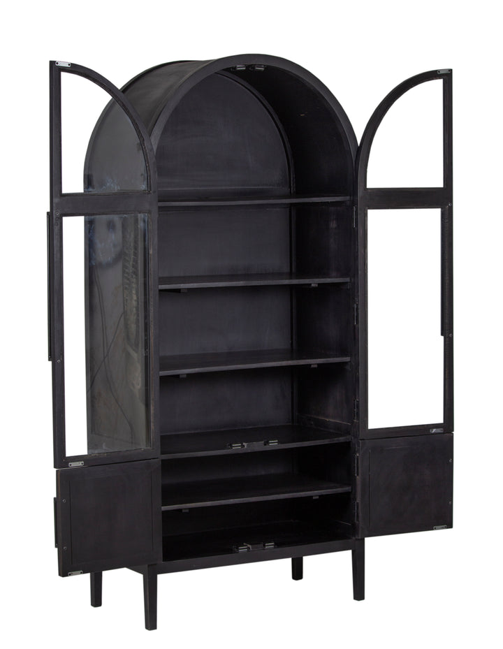 The Fox & Roe Hattie Glass 2 Door Cabinet (4 Finish Options)