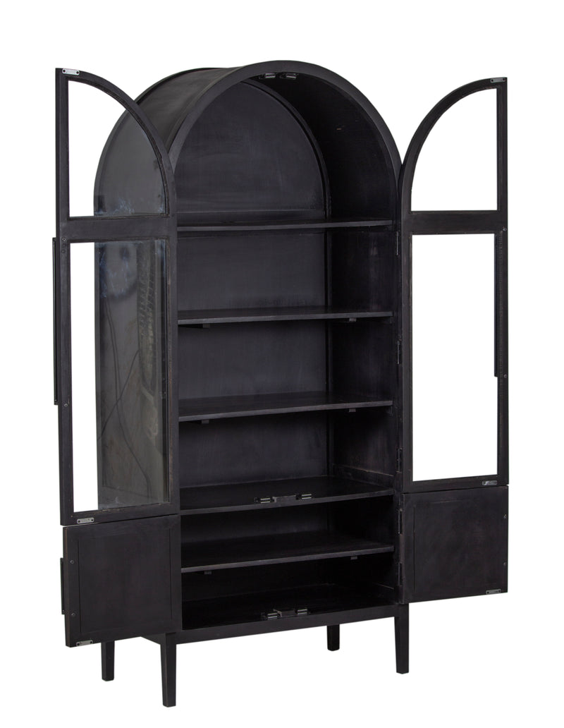 The Fox & Roe Hattie Glass 2 Door Cabinet (4 Finish Options)