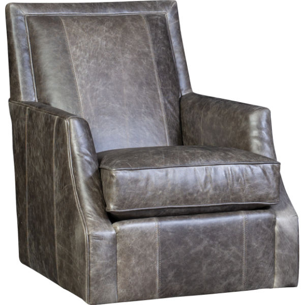 Mayo Furniture Collection Custom Leather Swivel Chair 2325L