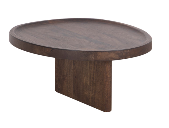 Brown Sadie Sofa Table with a complete view on a white background