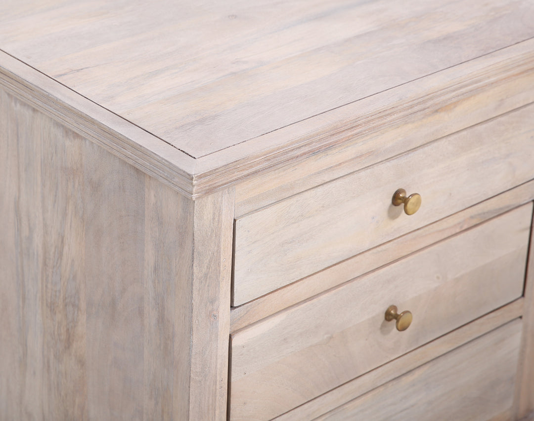 The Maison Nightstand in Olive Wash Finish (2 Size Options)