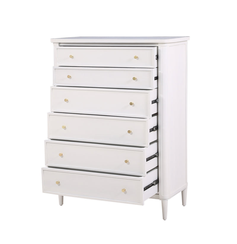 The Henley Bedroom Collection Six Drawer Chest (Two Finishes)