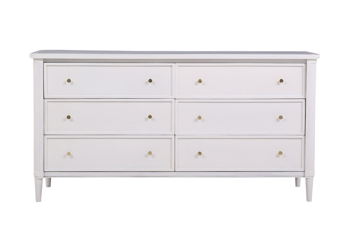 The Henley Bedroom Collection Six Drawer Dresser (Two Finishes)