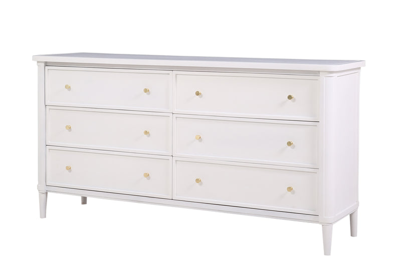 The Henley Bedroom Collection Six Drawer Dresser (Two Finishes)