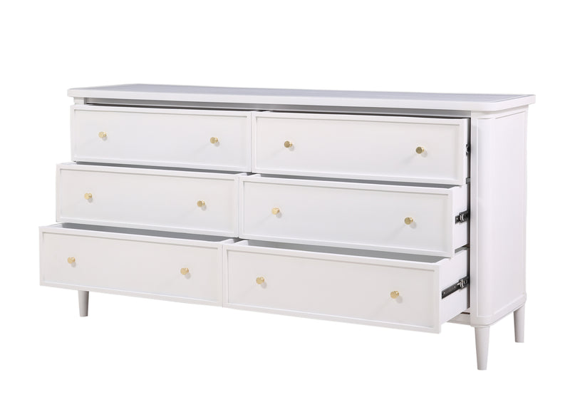The Henley Bedroom Collection Six Drawer Dresser (Two Finishes)