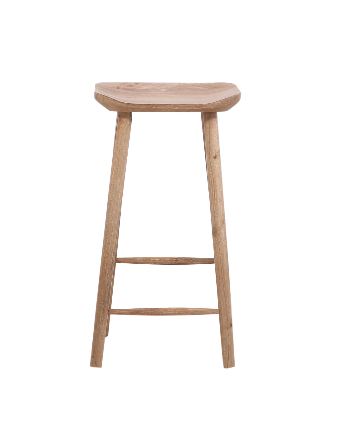 The Bum Counter Height Stool in Golden Driftwood Finish