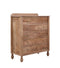 The Summerville 5-Drawer Chest in Washed Walnut Finish